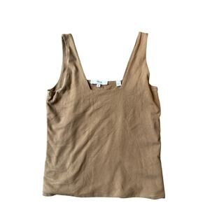 Vince Camel Scoop-Neck Tank Top Size XS Minimalist Casual Layer